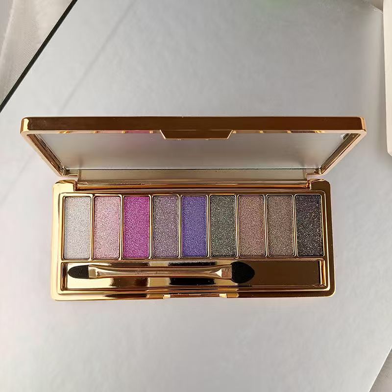 OEM Custom Multi-Color Eyeshadow with Shimmer Finish Fine Flash Highlight Makeup Rouge Cream Powder Cosmetics From Factory