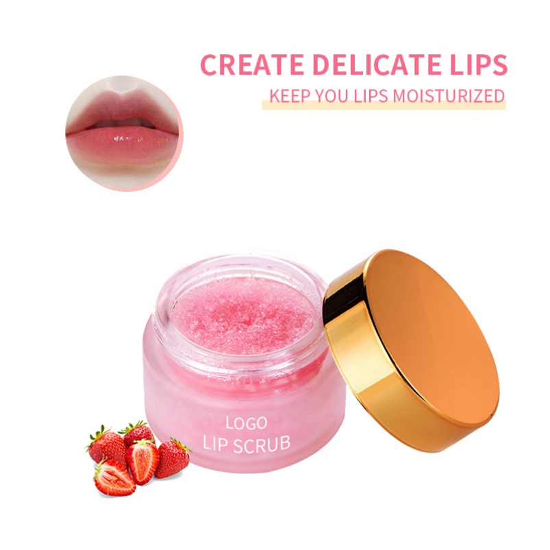 Factory Wholesale Organic Vegan Fruit Lip Scrub OEM 2 in 1 Lip Scrub Skin Care Repairing Skin Smooth Moisturizing Lip Balm