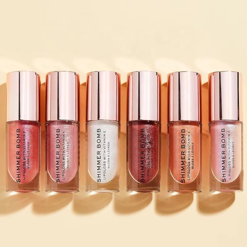 12 Set Skin Brighten Nude Lip Gloss Base Oil Material Smooth Base Long Wear Lip Makeup Primers Vitamin E for Sweet Sexy Lip