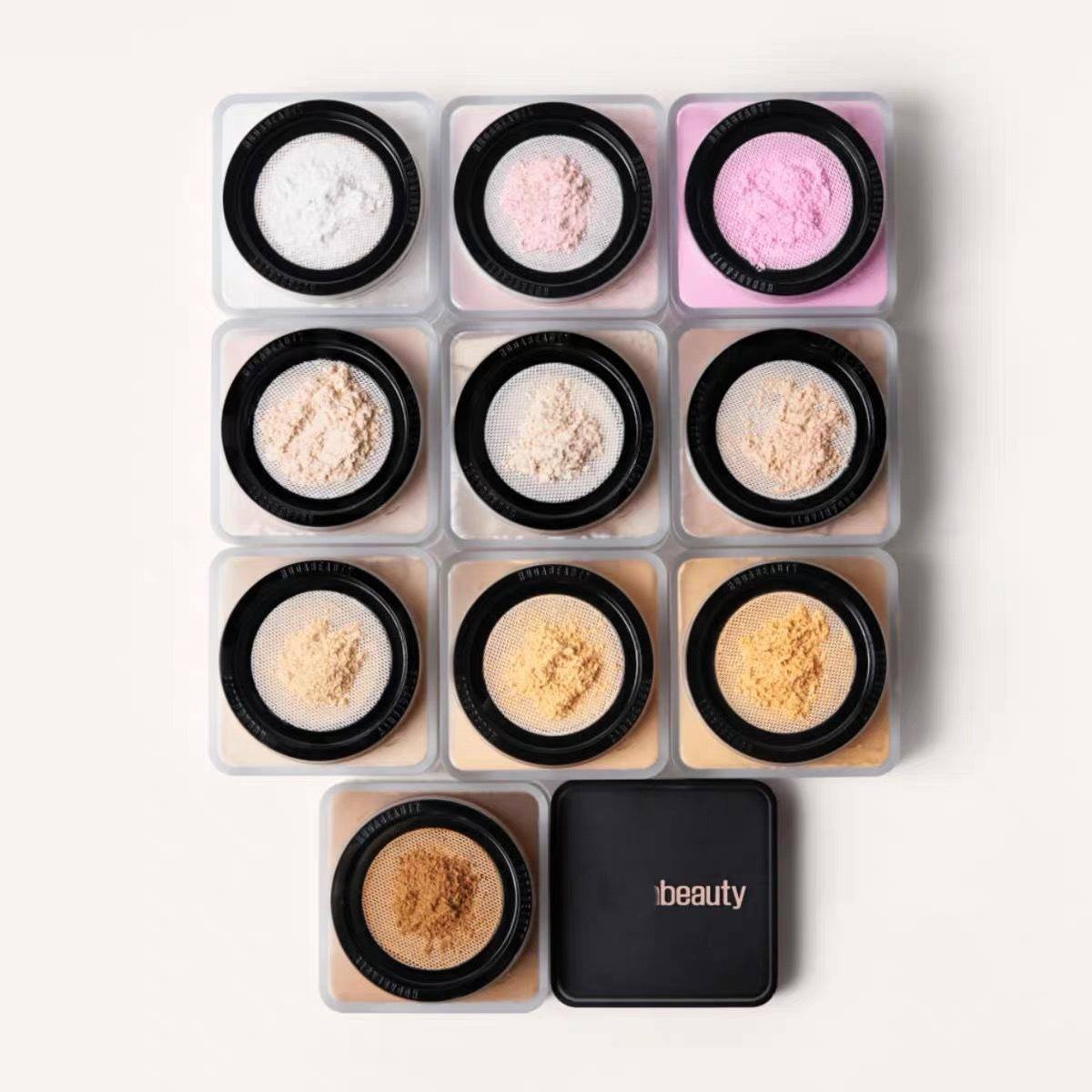 Luxury Brand Cream Metallic Dark Eyeshadow Powder-Chemical-Based Waterproof High Pigment Shimmer Matte Long-Lasting Crease-Proof