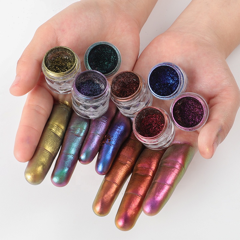 Wholesale High Pigment Private Label Loose Pigment Duochrome Eyeshadow