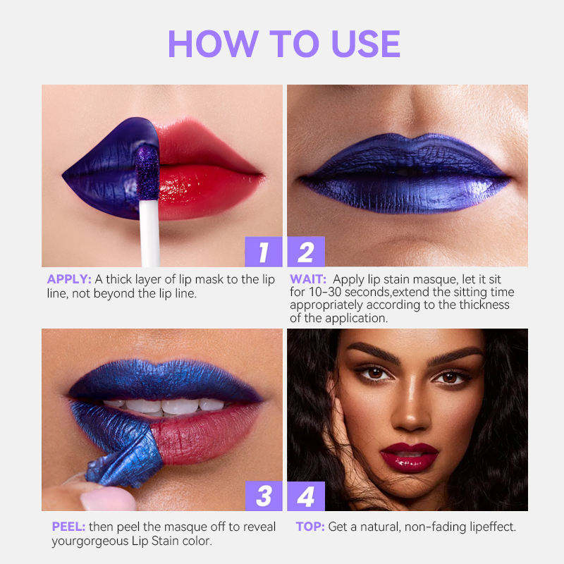 Peel and Reveal Lip Stain for All-Day Color