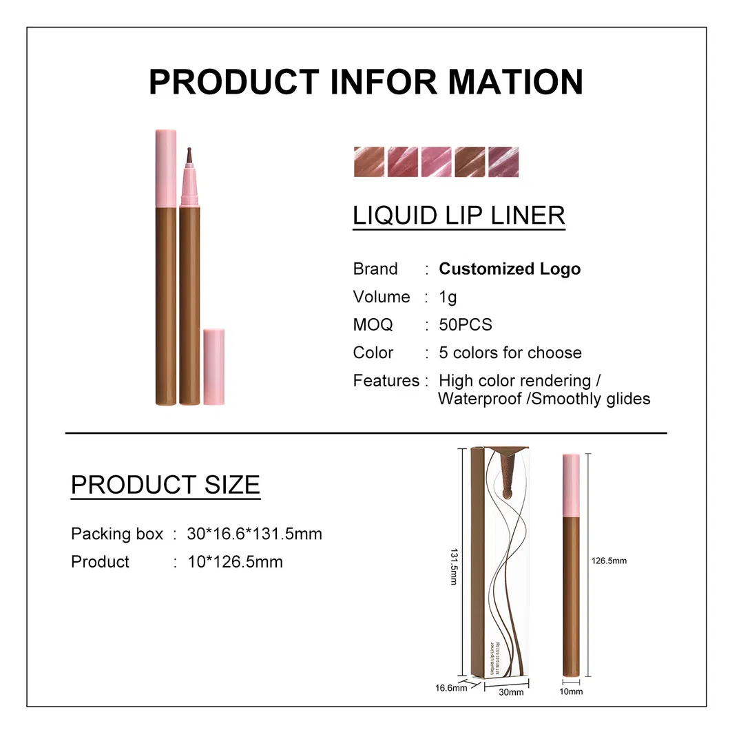 Felt Tip Lip Liner Vegan