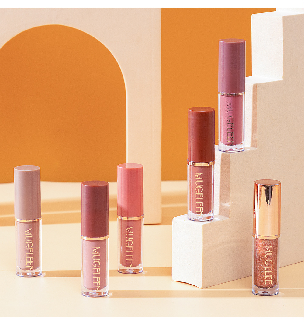 12 Set Skin Brighten Nude Lip Gloss Base Oil Material Smooth Base Long Wear Lip Makeup Primers Vitamin E for Sweet Sexy Lip