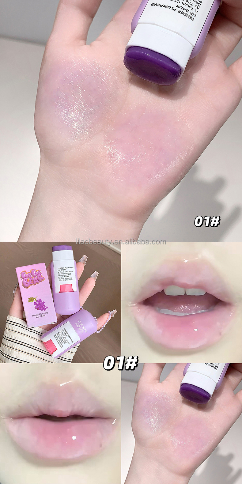 Moisturizing Lip Balm Colorless Hydrating Lipstick Base 5