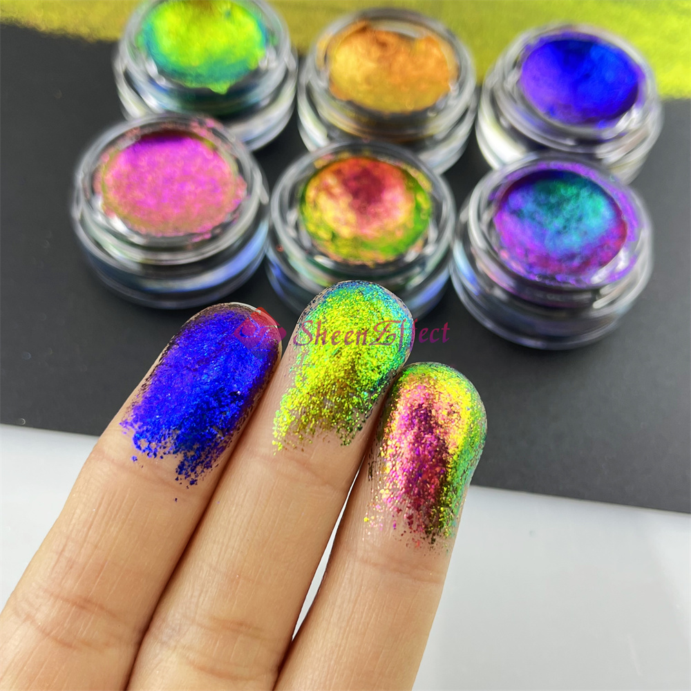 Manutactory Highly Pigmented Gel Eye Shadow Duochrome Eyeshadow Gel Multichrome Flakes Eyeshadow