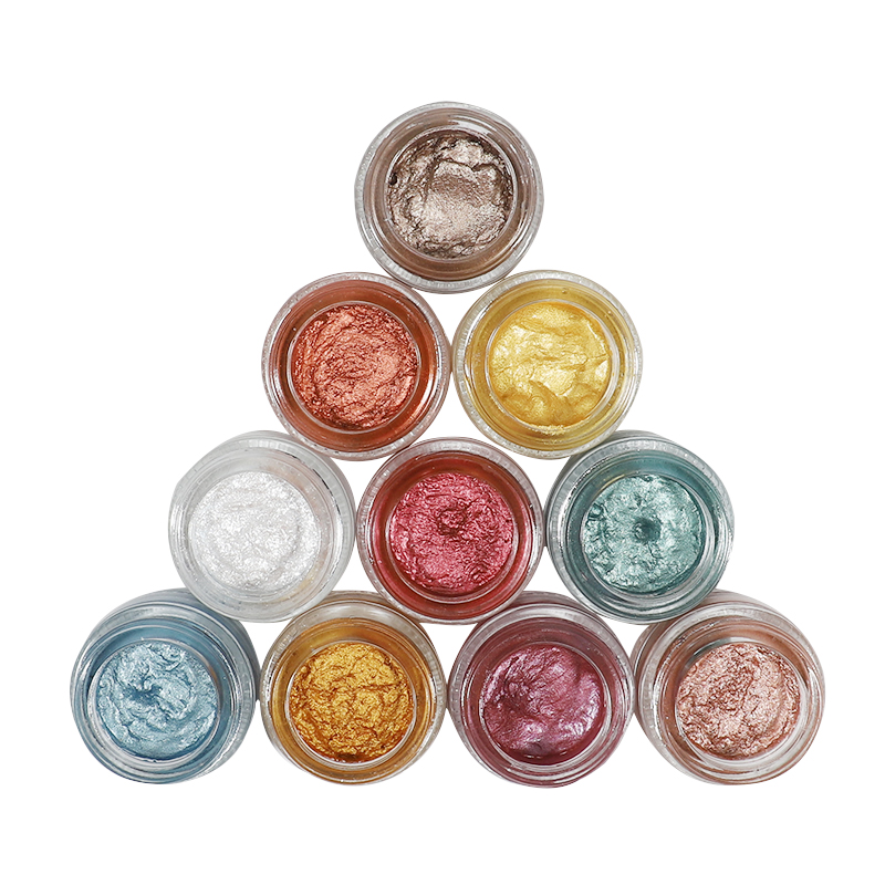 OCHAIN Private Label High Pigment Makeup Highlighter Jelly Eyeshadow Wholesale Wet Creamy Eye Shadow Single Cream Eyeshadow