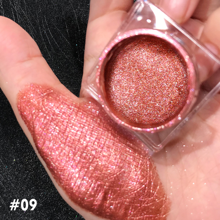 Wholesale New Cream Gel Eyeshadow Single Private Label Custom Shimmer High Pigment Waterproof Makeup