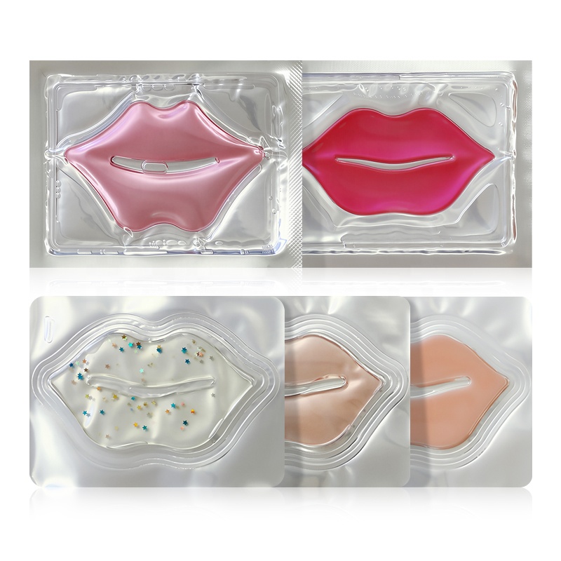 Private Label Wholesale Lip Mask Collagen Lip Lipmask Lightening Mask Sheet Crystal Collagen Lip Mask