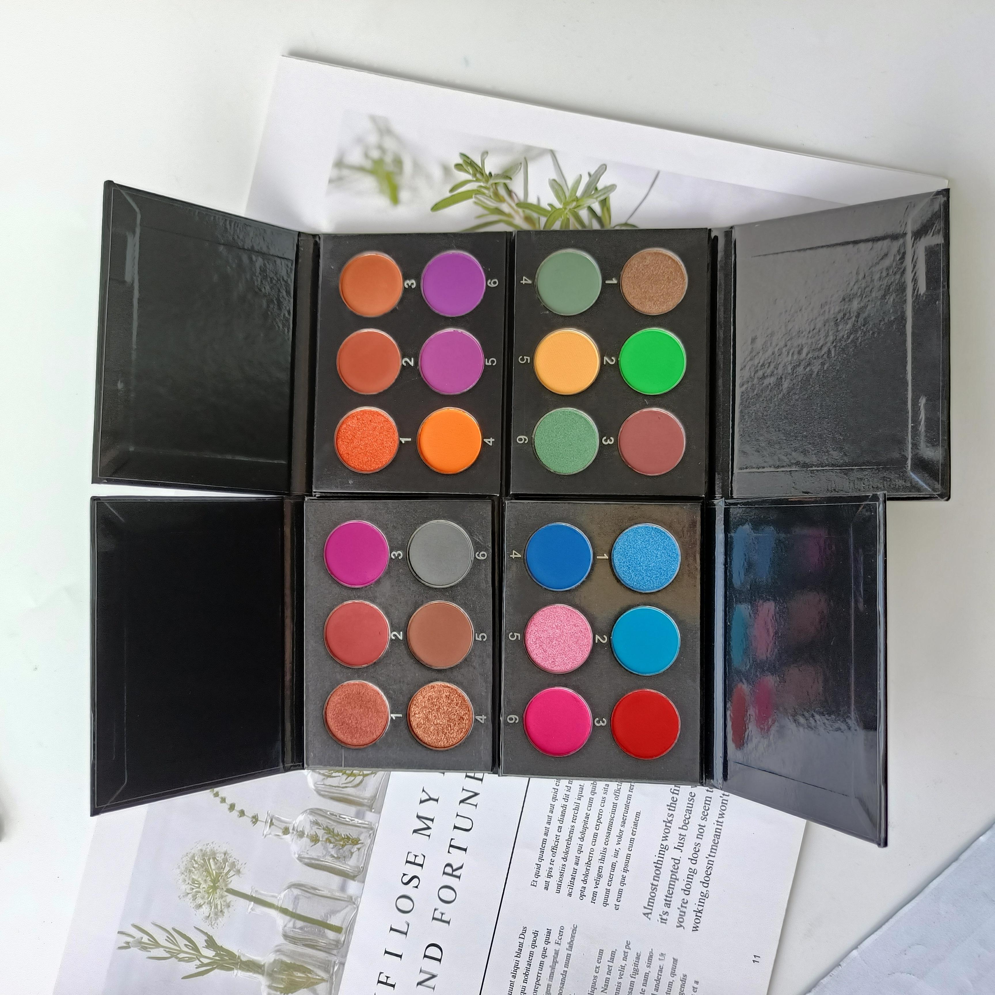Eyeshadow Swatches Detail