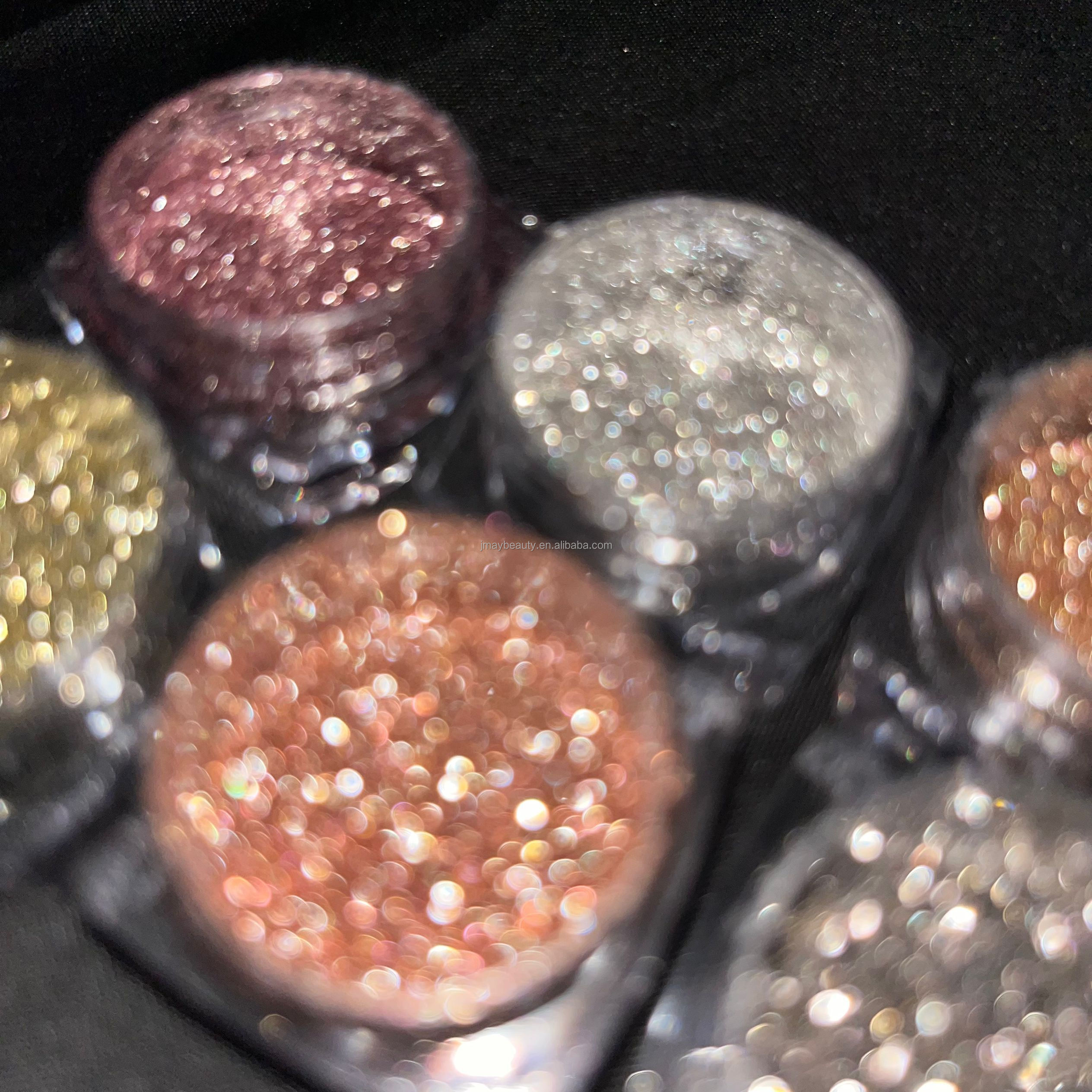 Shine Bright Highlighting Metallic Pigment Loose Eyeshadow Pigments Glitter Eyeshadow Pigment Powder for Eyes
