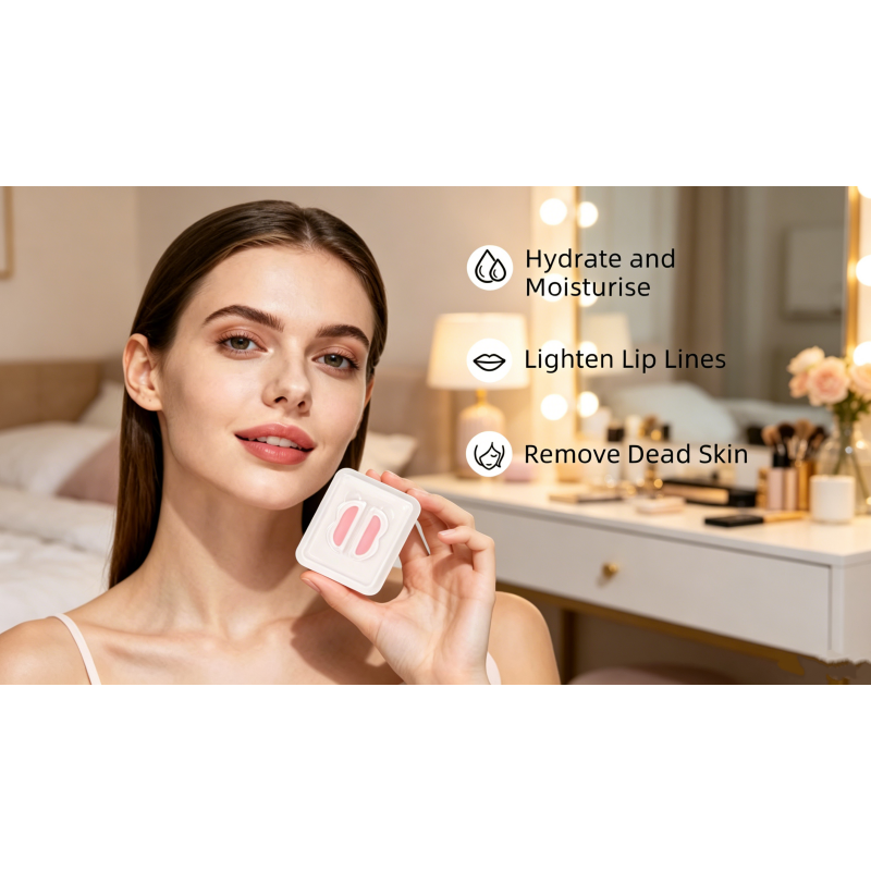 OEM Custom Micro Needle Lip Care Patch Deep Moisturizing Lip Mask for Chapped Dry Lip Improvement