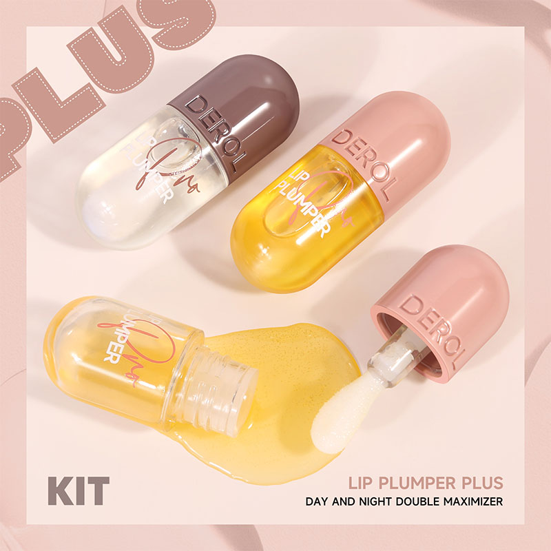 Waterproof Moist Lips Custom Logo Ginger Plumper Lipsgloss Vegan Liquid Lip Plumper Derol Day and Night Lip Care Hydrating