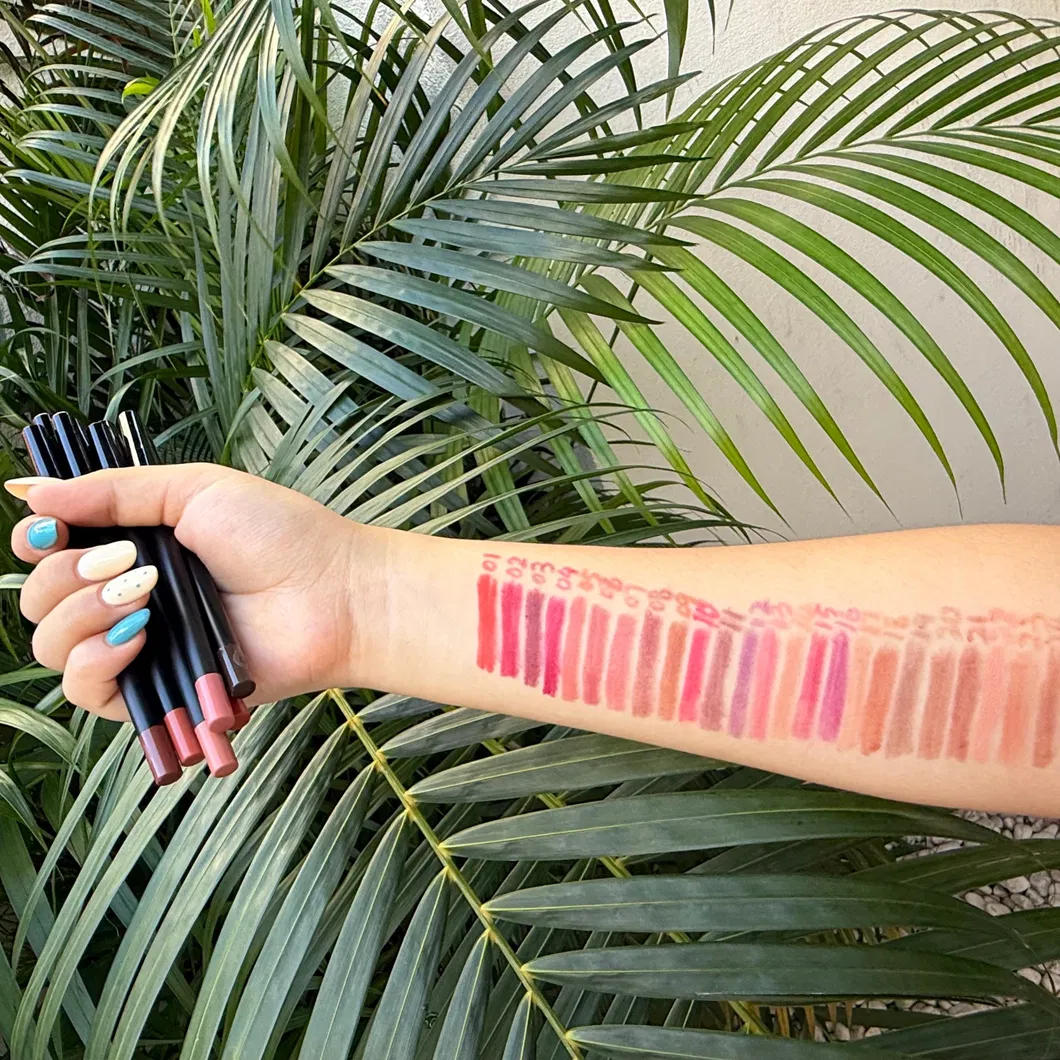 Private Label 24 Colors Available Lip Liners Waterproof Vegan High Quality