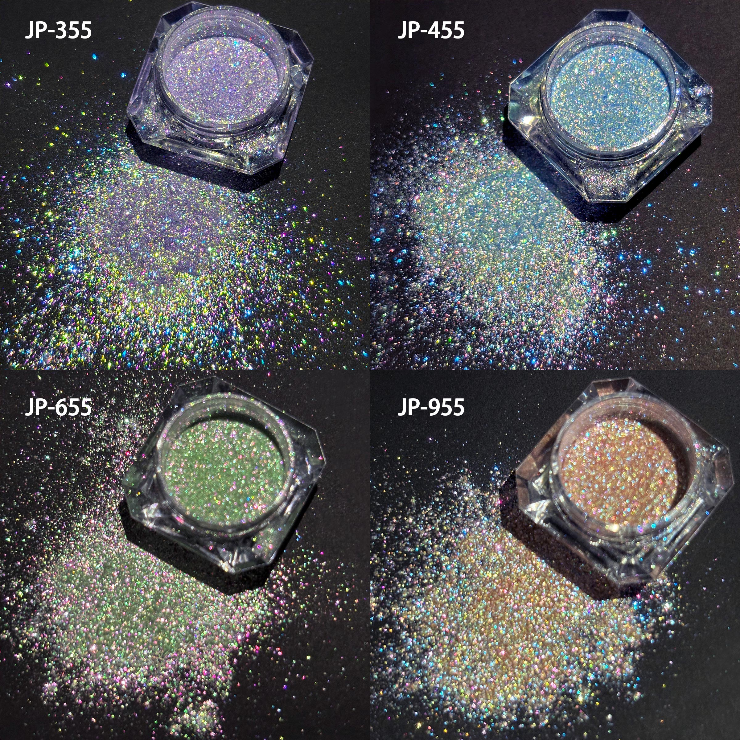 Wholesale Cosmetic Grade Color Changing Multichrome Glitter Loose Chameleon Powder Pigment rainbow Shimmer Eyeshadow for Makeup