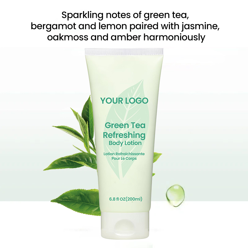 OEM ODM Wholesale Brightening Moisturizer Green Tea Body Lotion Centella Glycerin Women's Skin Care Whitening