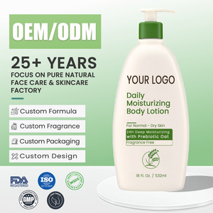 OEM/ODM Moisturizing Body Lotion Custom Natural Body Lotion for Dry Skin with Prebiotic Oat Gentle Lotion Nourishes Dry Skin