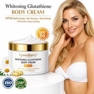 Glutathione Rose Body Lotion for Skin Brightening &amp; Moisturizing SPF50 Nourishing Care Formula