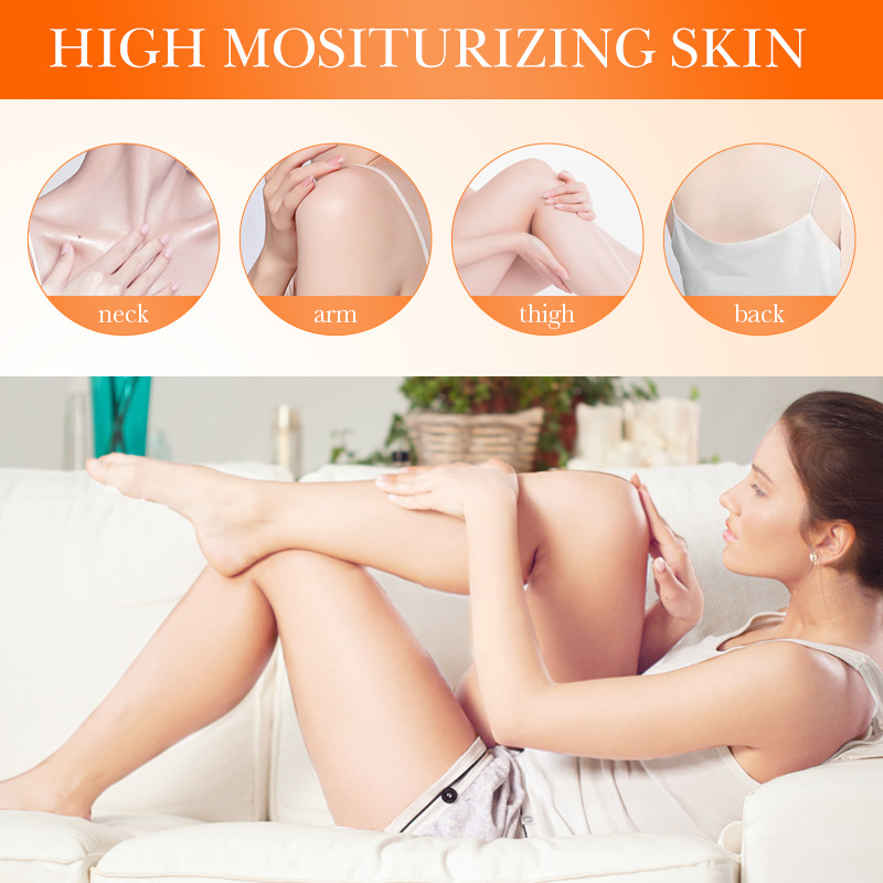 Vitamin C &amp; Turmeric Body Lotion 300ml Retinol Cream for Whitening Nourishing Body Lotion with Shea Butter OEM Supply