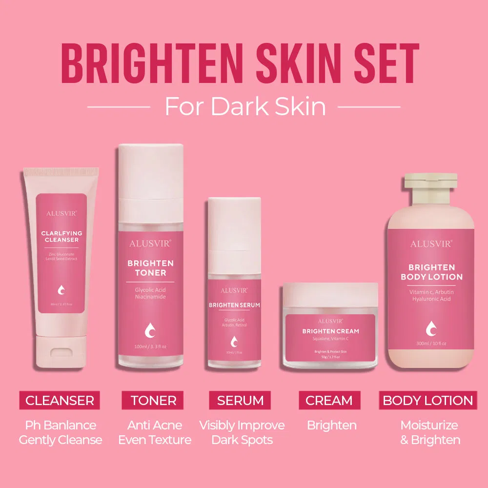 Brightening Body Lotion Vitamin C Glycolic Acid Shea Butter for Black Women
