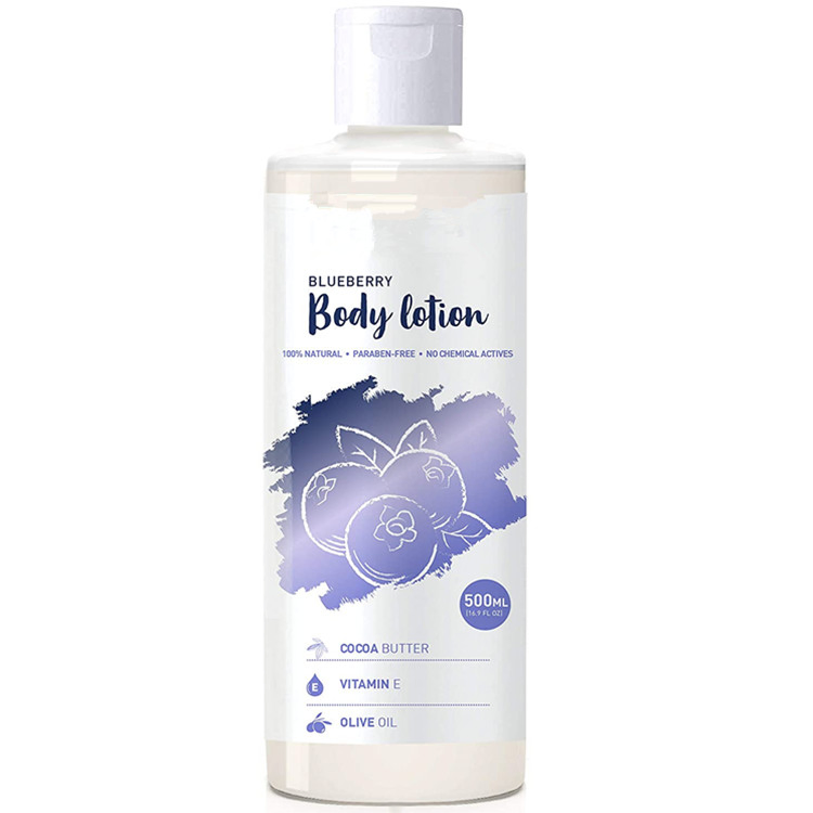 Private Label Natural Moisturizing Blueberry Vitamin E Body Lotion