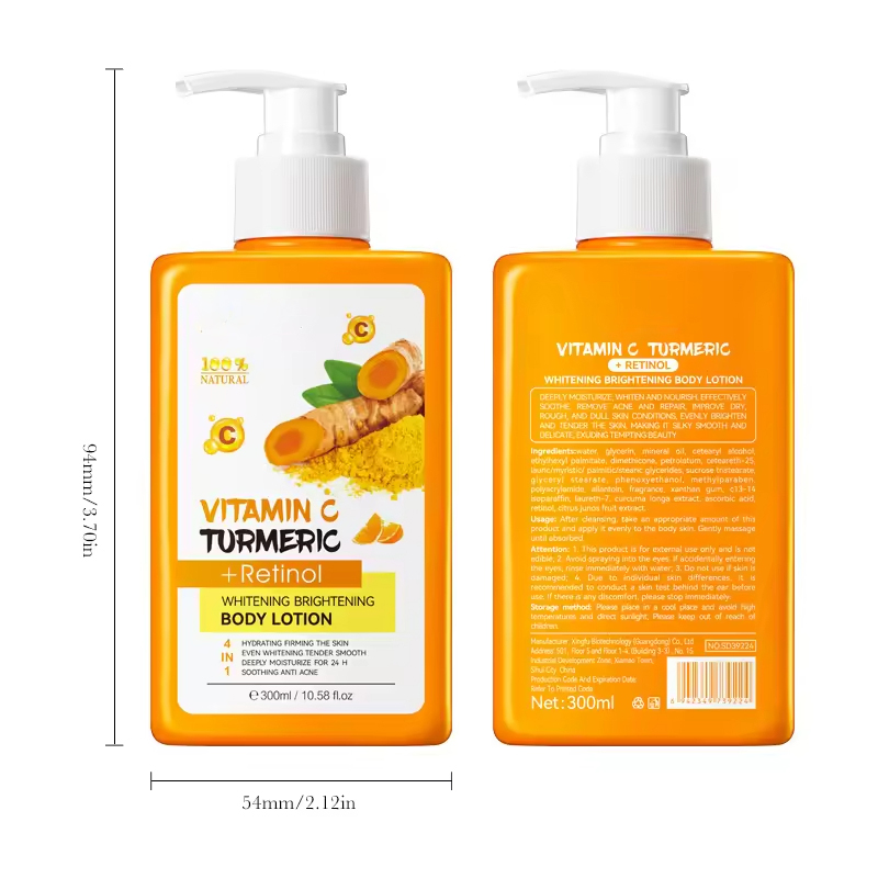 Turmeric body lotion benefits