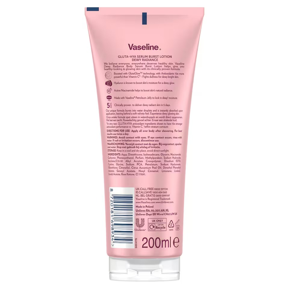 Body Lotion Details