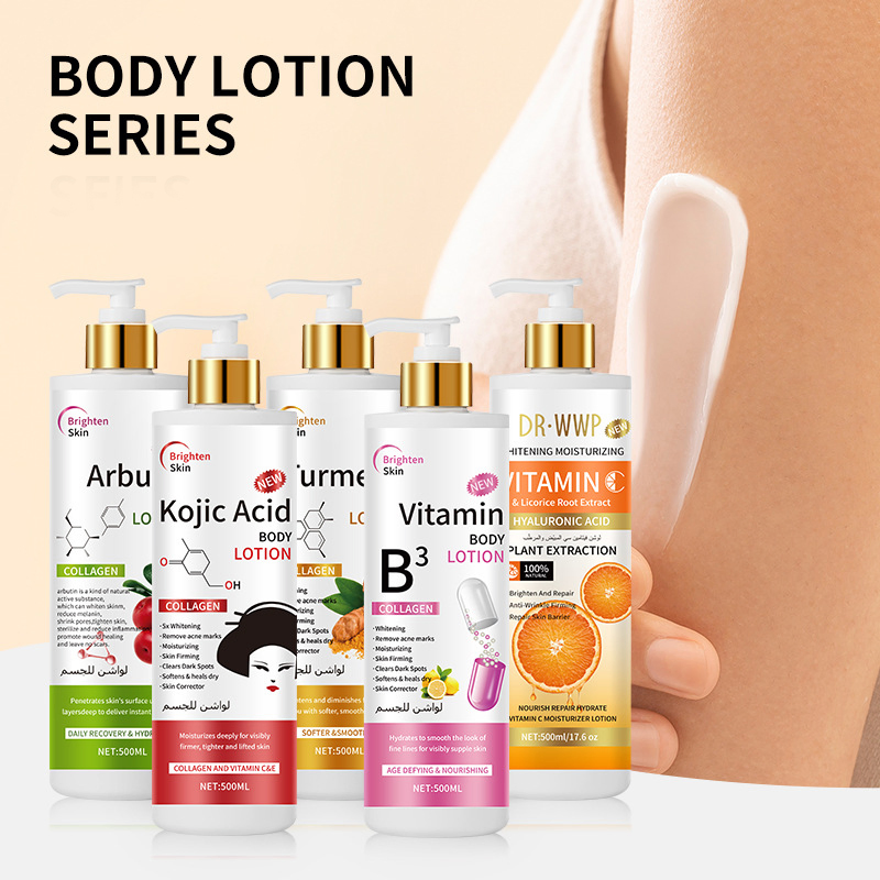 Private Label Organic Niacinamide Body Lotion for Adults Natural Whitening Moisturizing &amp; Brightening Cream Body Care Products