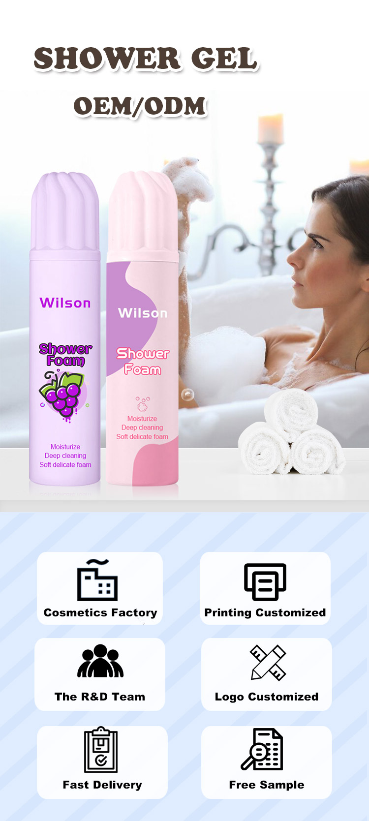 Shower Foam Banner