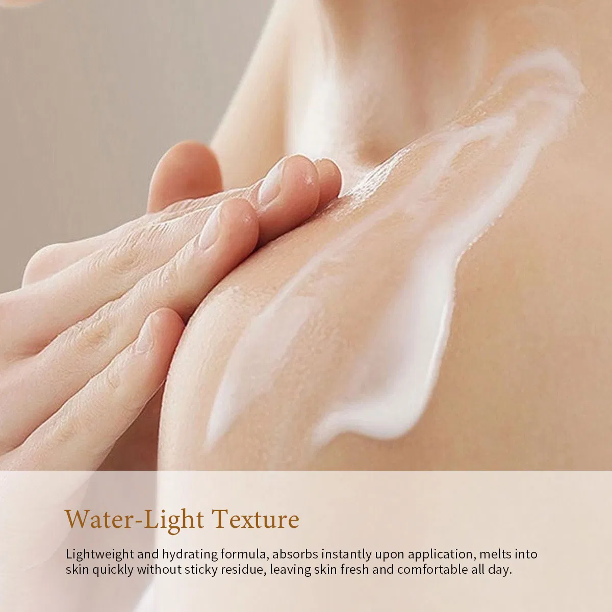 OEM/ODM Deep Hydration &amp; Brightening Body Lotion for Dry Dull Skin