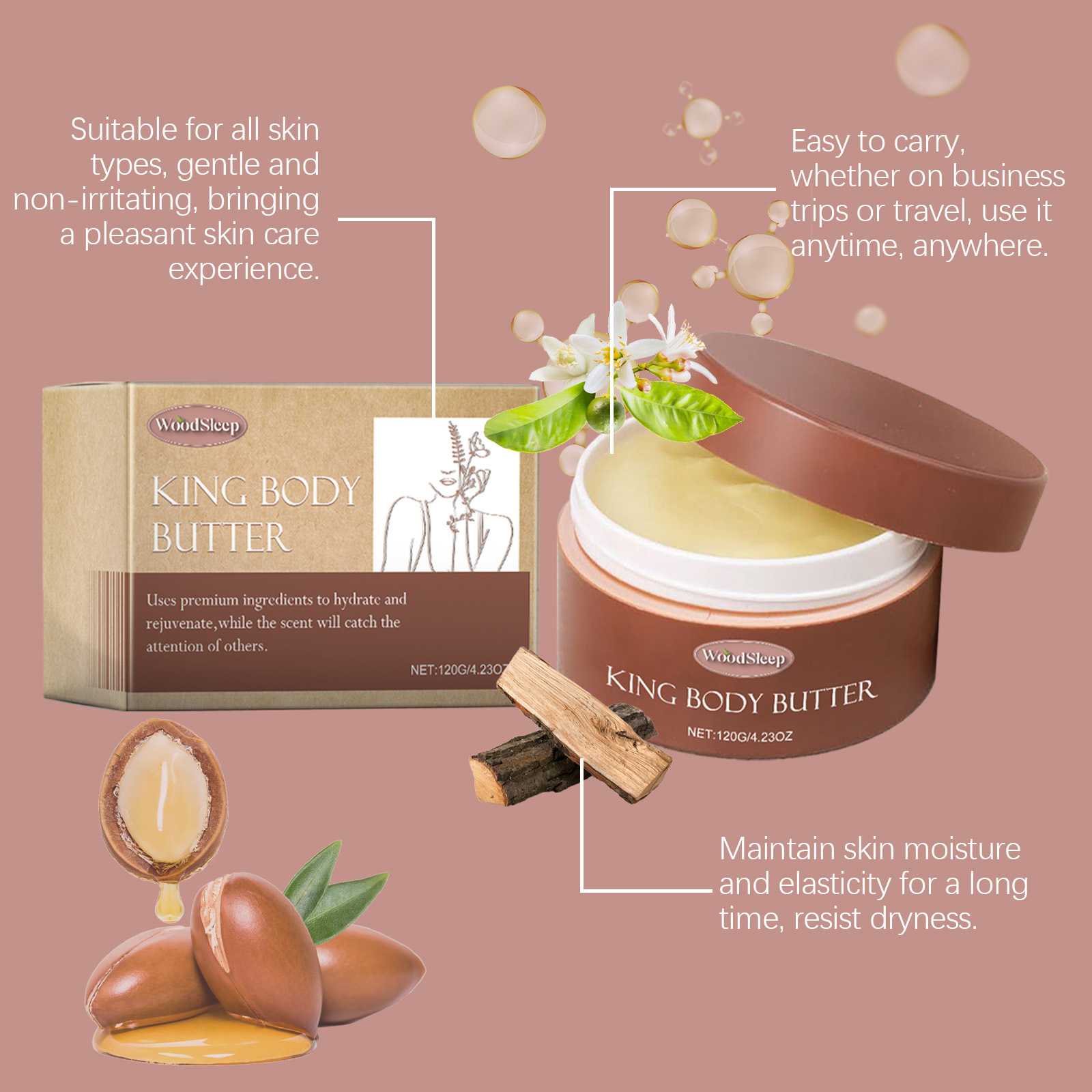 Luxurious Lotion Deeply Hydrates and Nourishes Sensitive Skin for 24-Hour Moisture