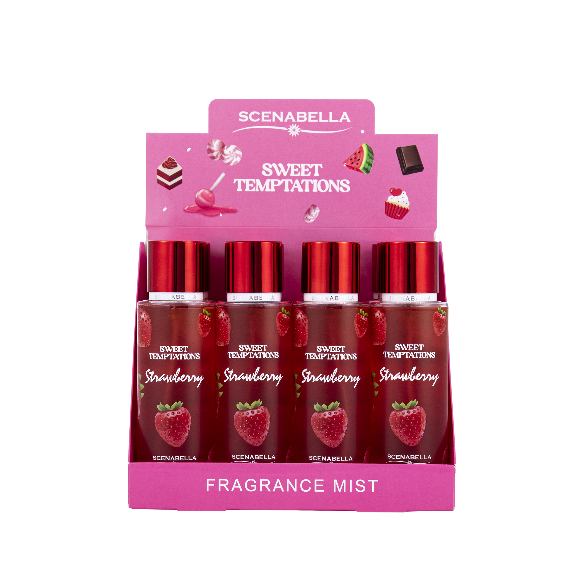 250ml Private Label Women's Strawberry Scented Eco-Friendly Long Lasting Spray Perfume Fragrance Body Lotion