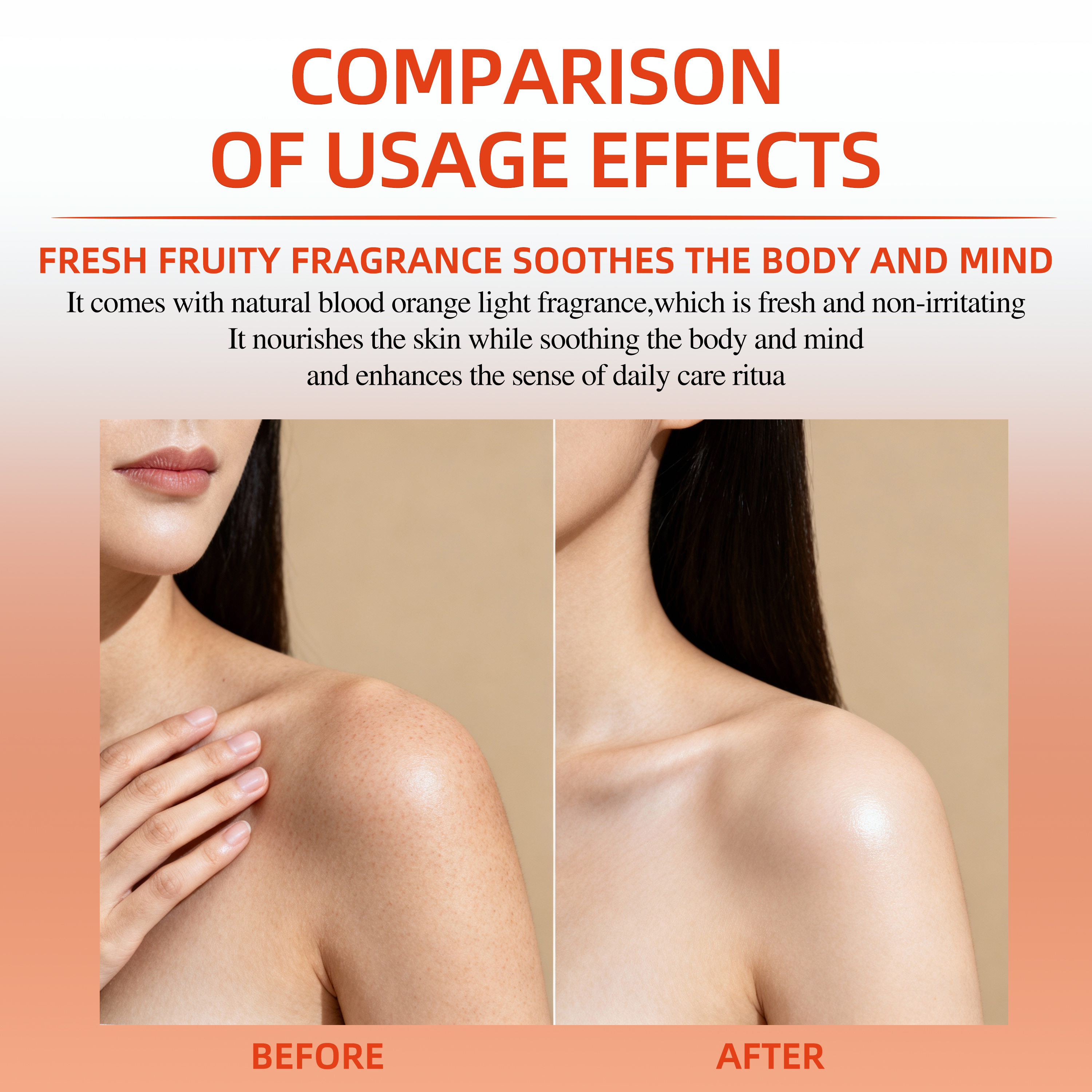 Factory Direct Blood Orange Body Lotion Vitamin C Enriched Brightening Deep Moisturizing &amp; Nourishing OEM/ODM Available