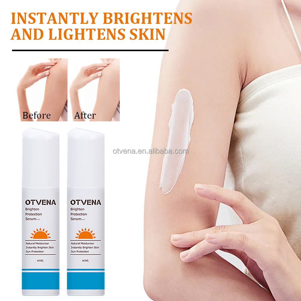 OTVENA Moisturizing Body Lotion Soft and Tender Skin Texture Long Lasting Suncreen Whitening Lotion
