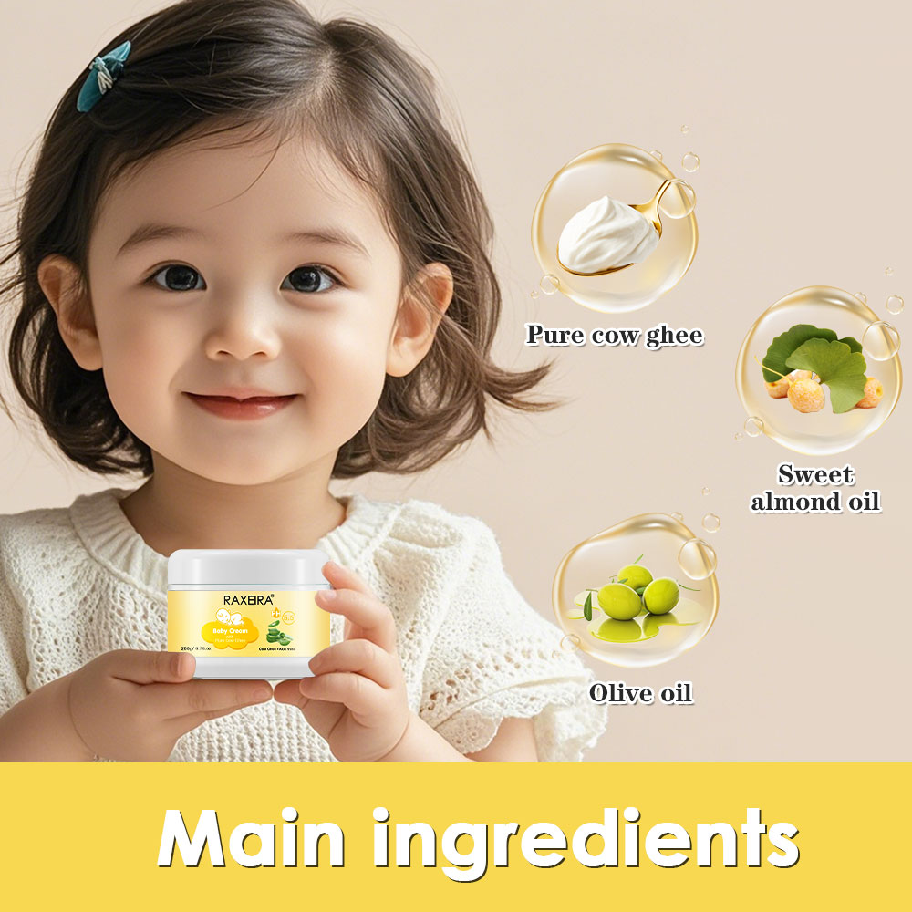 Pure Cow Ghee Baby Cream Baby Care Hydrating Moisturizer Cream Kids Children's Repair Chapping Itching Flaking Body Cream Lotion