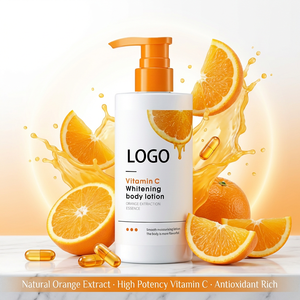 Whitening Body Lotion With Vitamin c Body Lotion Fast Absorbing Non Greasy Body Cream for Dry Skin - Private Label