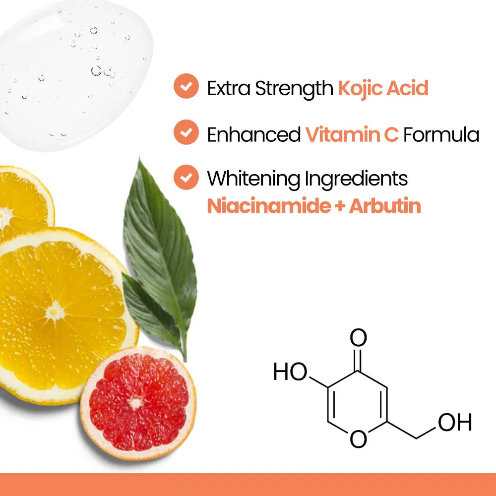 Customizer Best Organic Skin Bleach Kojic Acid Whitening Body Moisturizer Lotion