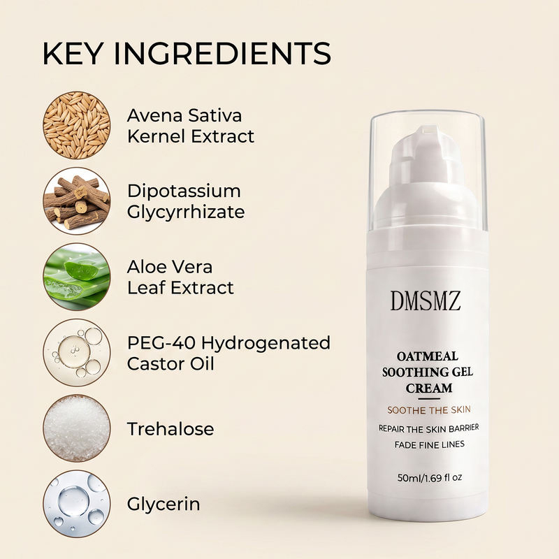 Oat Seed Water Daily Moisturizing Soothing Care Suitable for Dry Sensitive Skin Gel Body Lotion