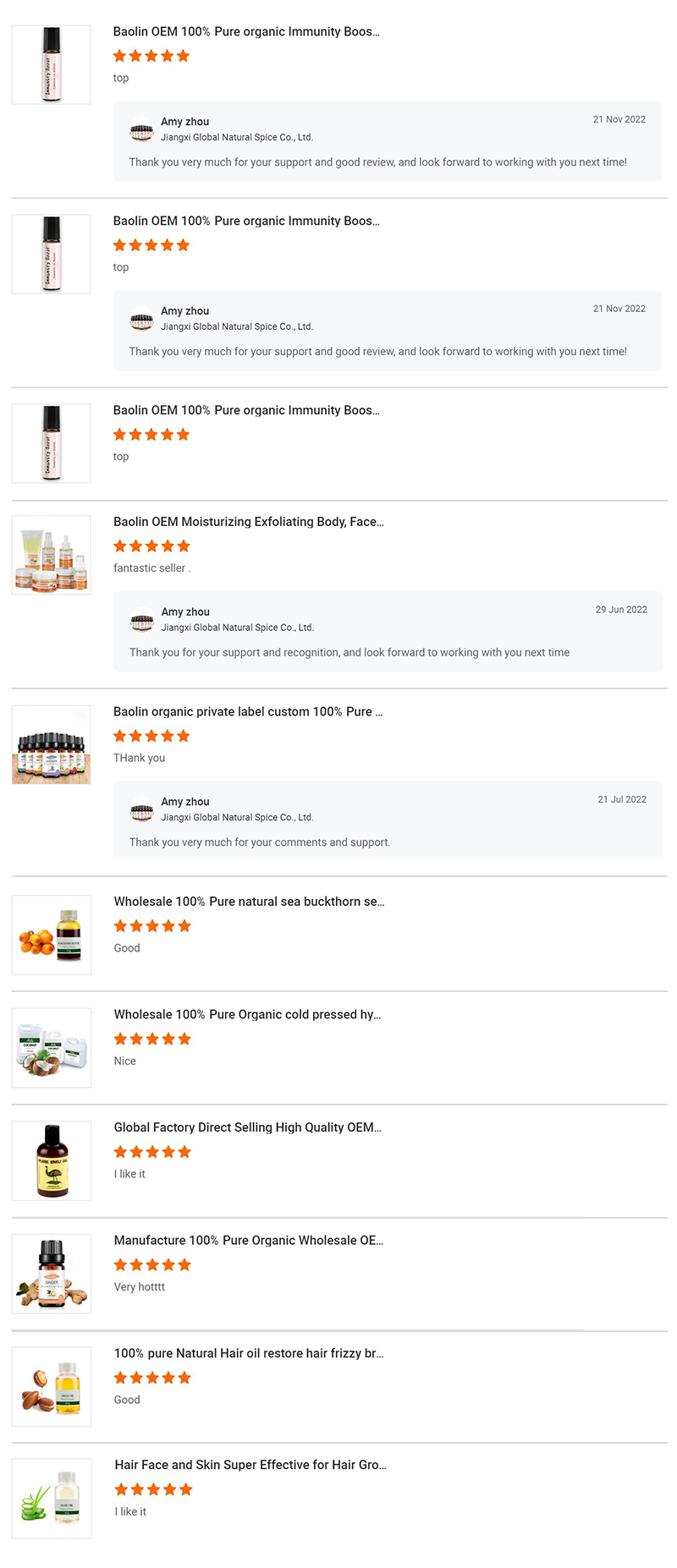 Customer Feedback