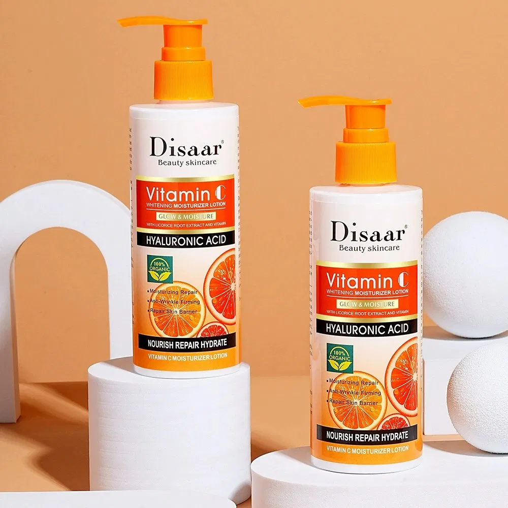 OEM Wholesale Nourishing Deep Moisturizing Organic Vitamin C Skin Whitening Body Lotion