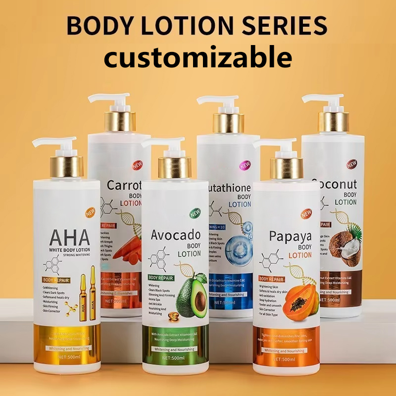 Whitening Body Lotion for Dry Skin, Moisturizing and Brightening, Body Care, Customizable