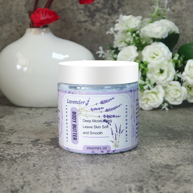 Han Linger Private Label Natural Organic Body Lotion Skin Care Rose Cream Colorful Whipped Body Butter