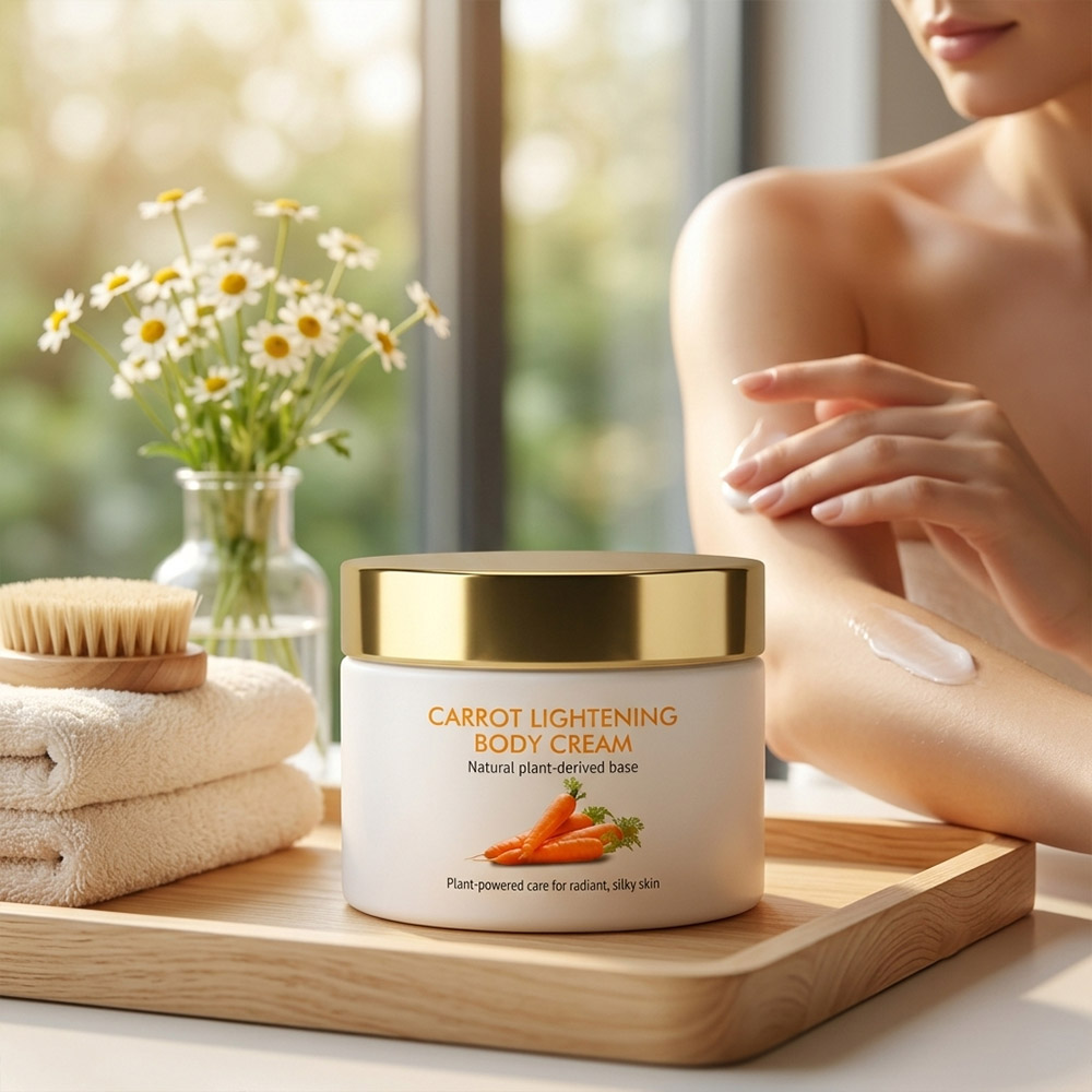 High-quality Nurturing 200ml Flip Top Cap Beta-carotene Enriched Fast-absorbing Non-greasy Pureest Natural Carrot Body Lotion