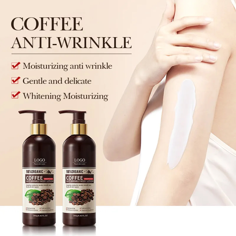 Ditong High Quality Deep Moisturizing Refreshing Easy to Absorb Improving Roughness Anti-Aging Coffee Anti Wrinkle Body Lotion