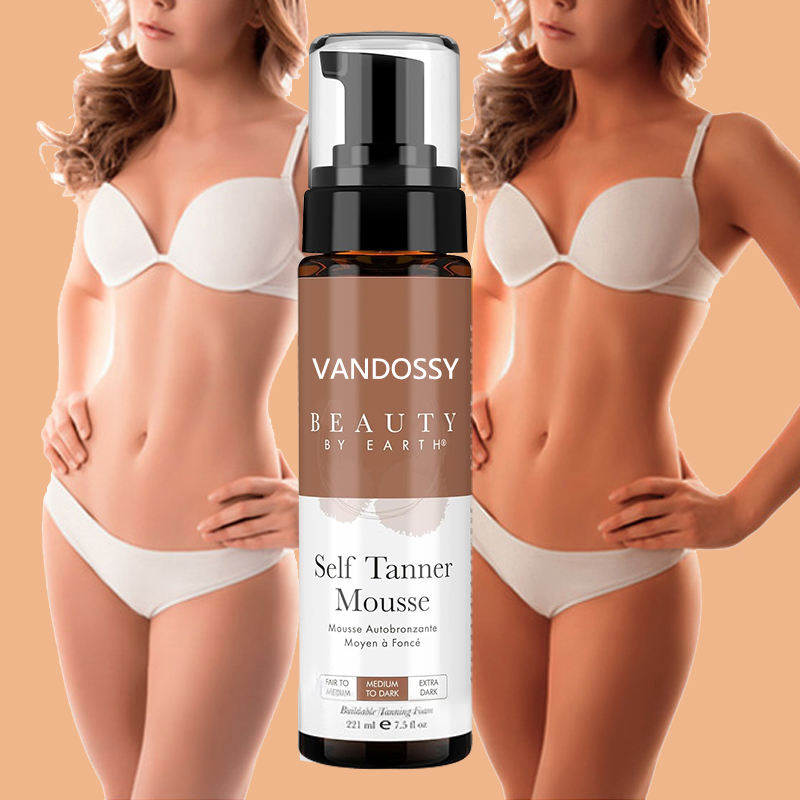 Custom Shades Self Tanning Mousse Lotion Cream