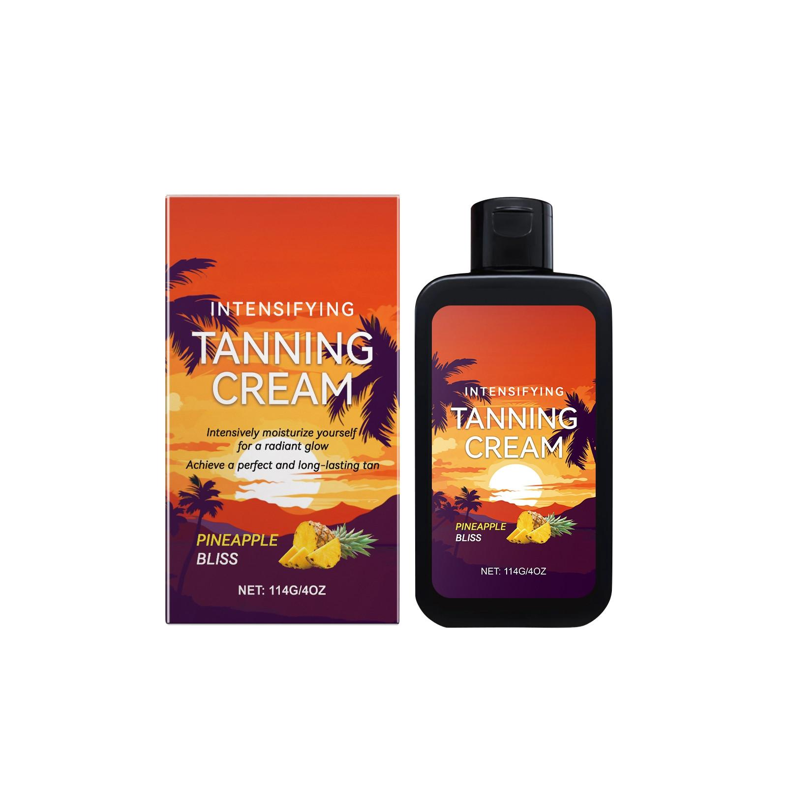 Intensive Tan Accelerator Tanner Cream Beach Outdoor Sun Tan Accelerator Dark Body Self Sunscreen Tanning Cream Tanning Lotion