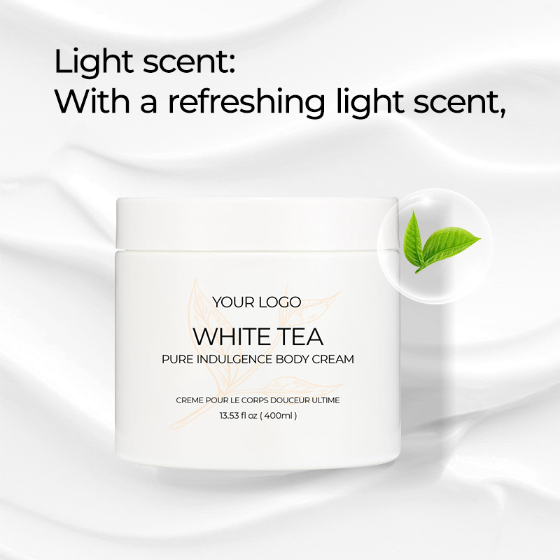 OEM ODM White Tea Body Lotion Private Label Natural Moisturizing Smoothing Whitening Lotion for Black Skin Hand Body