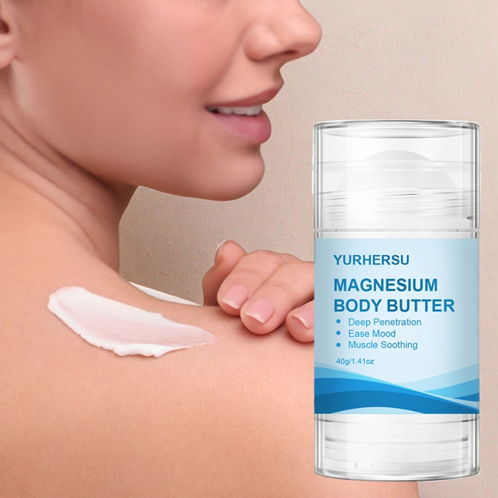 YURHERSU Private Label Magnesium Sleep Cream Hydrating Nourishing Magnesium Body Lotion Magnesium Body Stick for Sleep