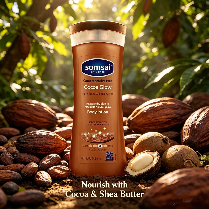 OEM ODM Private Label Cocoa Glow Body Lotion Hydrating Nourishing