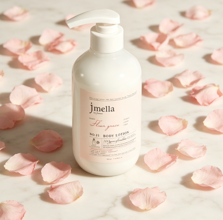 JMELLA France Fleur Grace Premium Body Lotion 500ml Luxury Skin Treatment Spa Quality Long-Lasting Fragrance Non Greasy